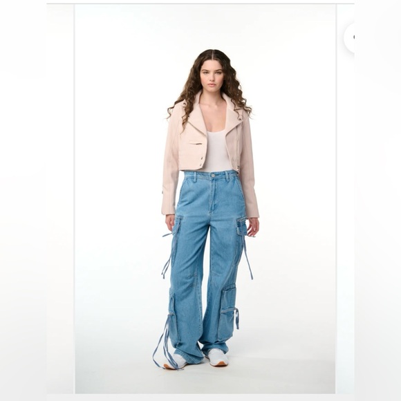 BLANK NYC Mauve Chalk Jacket Size Small $128 NWOT - Picture 2 of 14